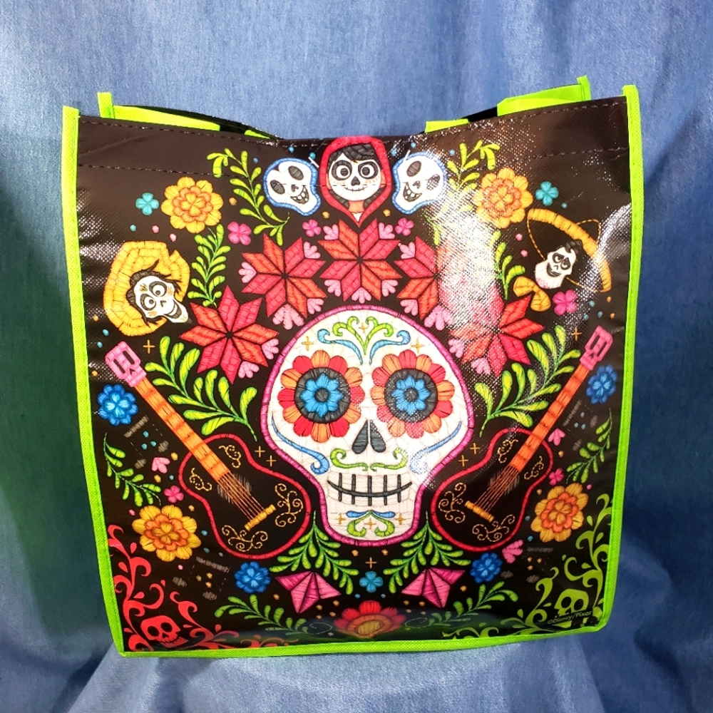 Disney's Pixar | Coco Día de Los Muertos | Large Reusable Tote Bag